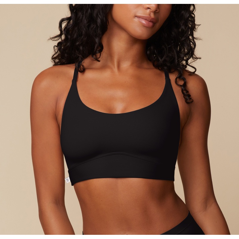 Bliss Racerback Bralette – Black Black XS