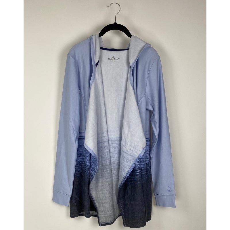 Blue Ombre Cardigan – Extra Small, Small, Medium Small