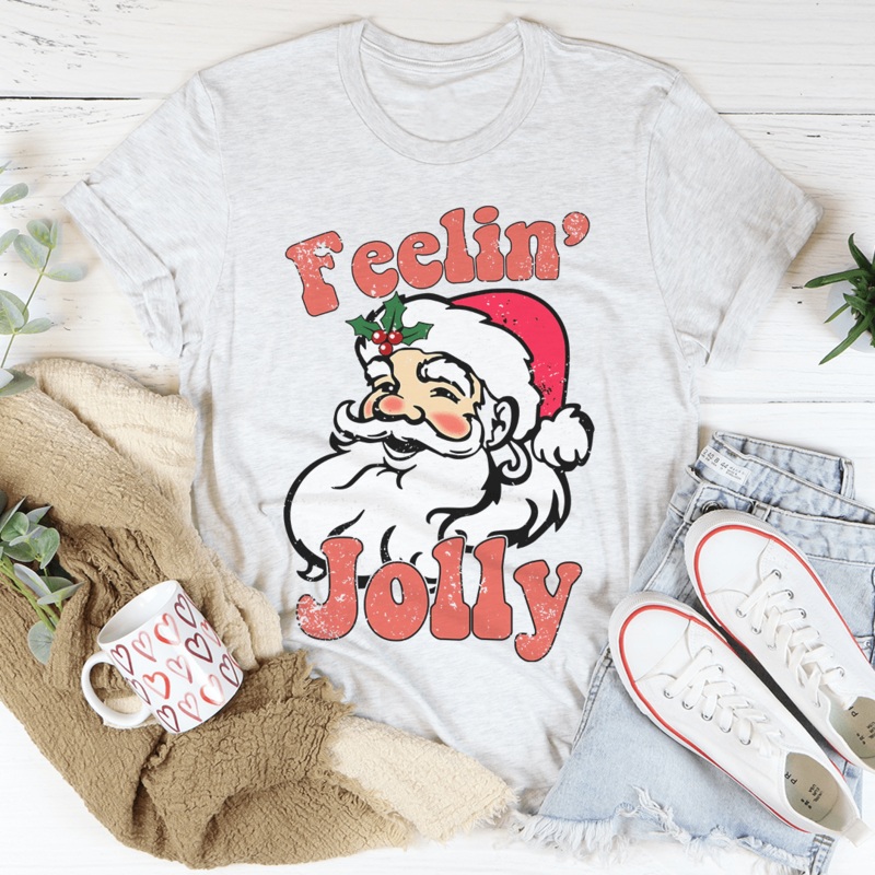 Feelin’ Jolly Tee Ash S
