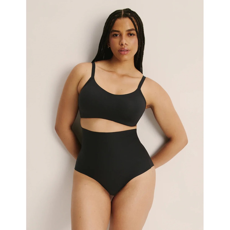 Shaper High Rise Briefs Warm Sand XS