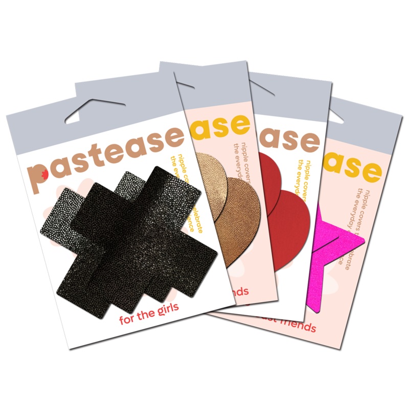 All Solids Nipple Pasties by Pastease Plus X Black Liquid