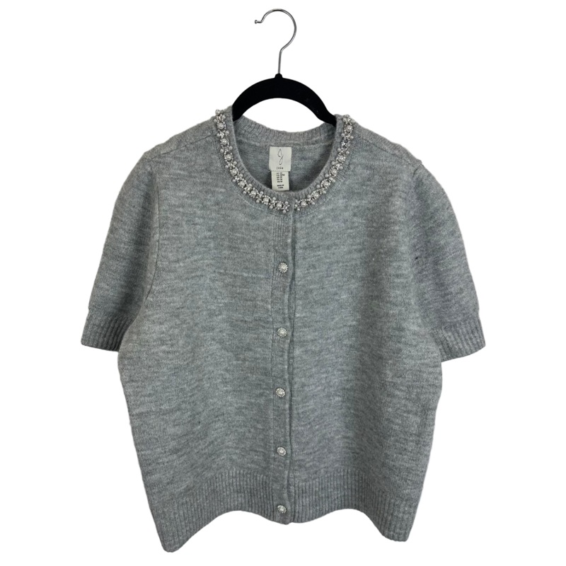 Grey Knit Sweater Top – Size 2-12 Extra Small (Size 2/4)