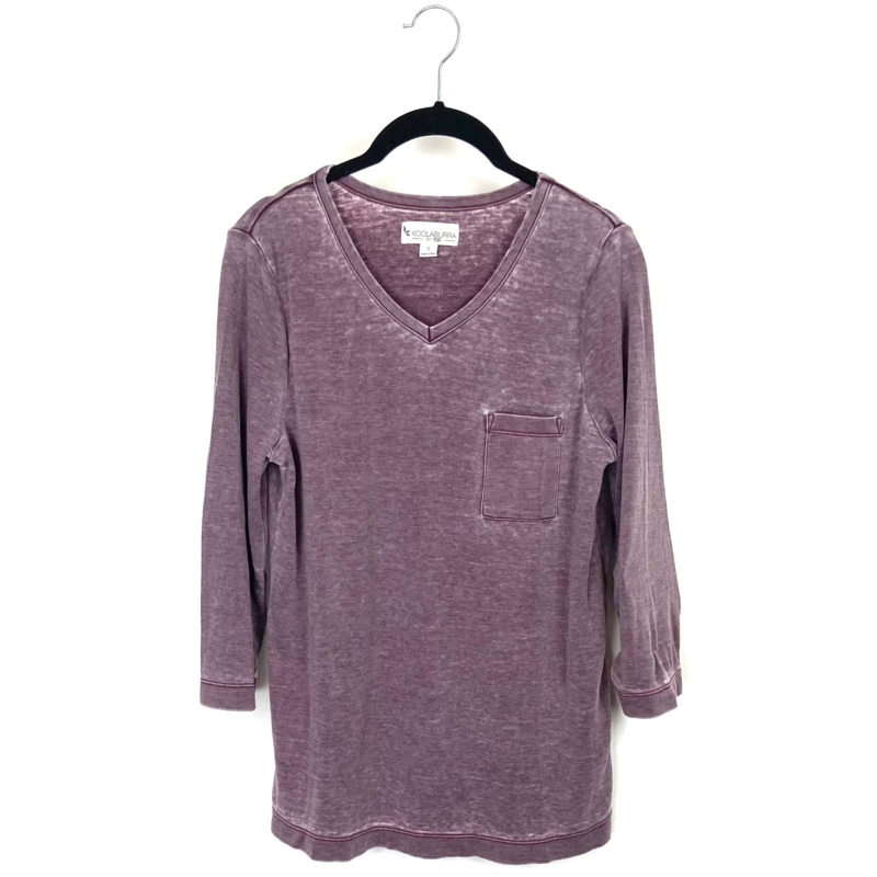 Plum Long Sleeve Top – Size Small