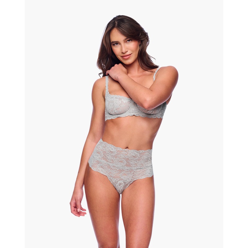 String Taille Haute Dove Gray S/M