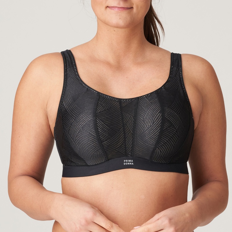 The Game Black Sports Bra Black 34C