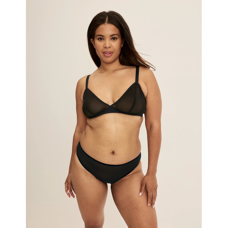 Essential Full Mesh Bikini Black XS