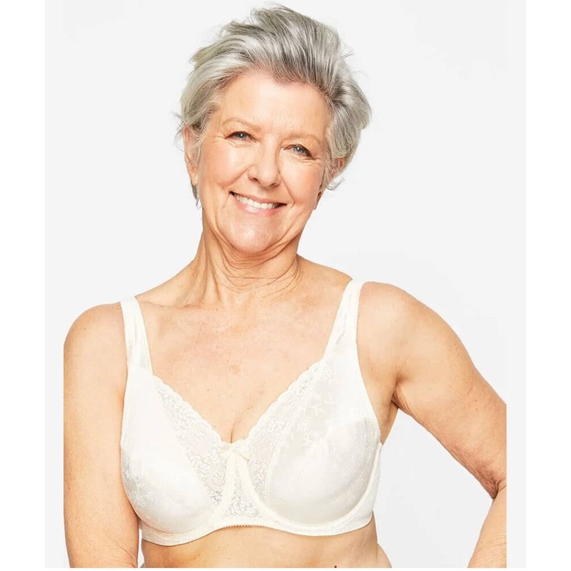 Playtex Secrets Floral Delustre Bra – Beige 34C