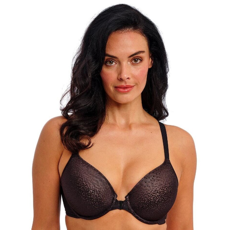 Wacoal Back Appeal Underwire Front-Closure Bra – Black 32D