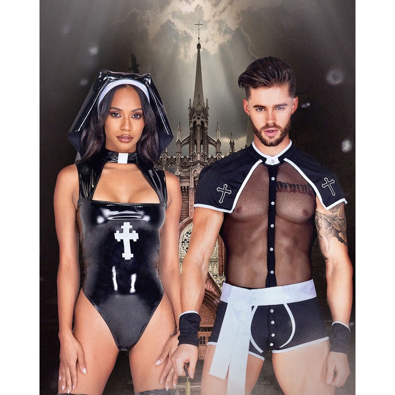 3pc Sinful Confession Small Black/White