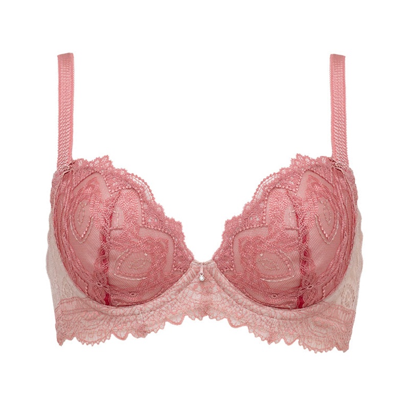 Belle Push-Up Plunge Bra 25A1 65C (US 30C) Black