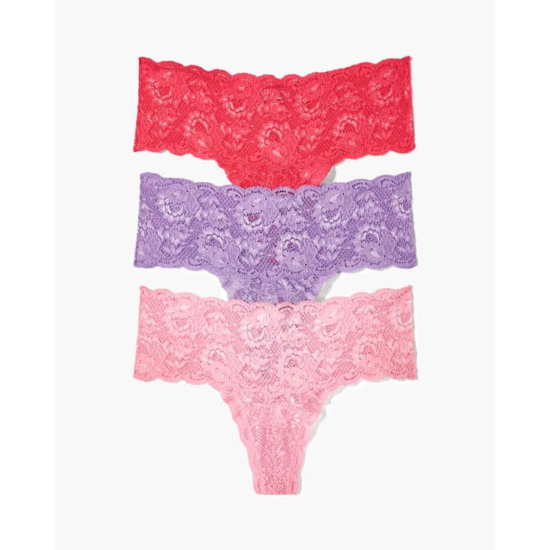 Comfie Thong 3 Pack Passiflora/Ibisco/Linaria S/M
