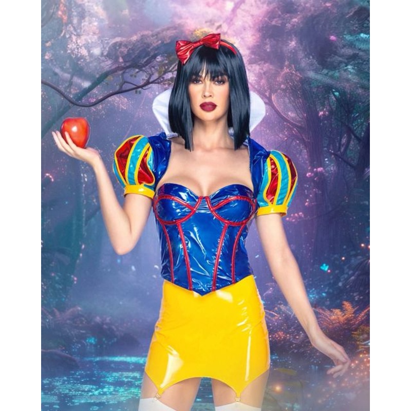 Enchanted Forest Vixen Costume Blue/Red/Yellow Small