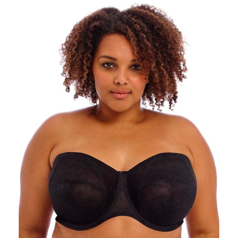 Goddess Verity Underwired Strapless Bra – Black 32I