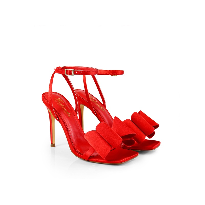 Julienne Bow Heel Red 5.5
