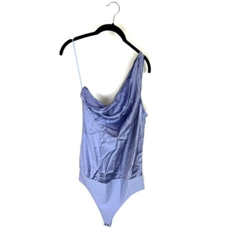 Lilac Purple One Shoulder Bodysuit – Size 12/14