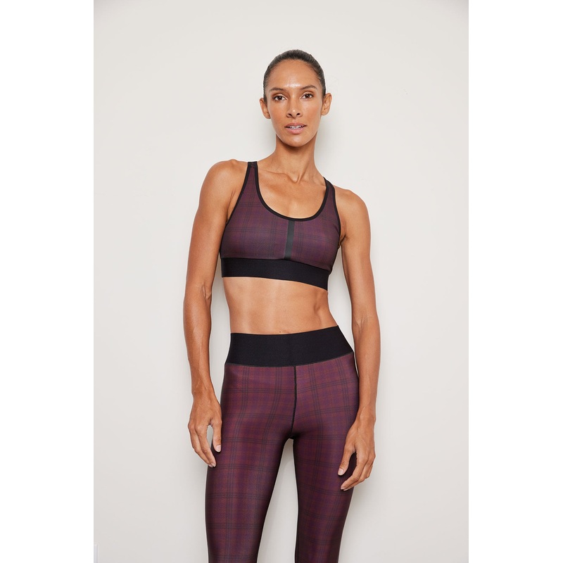Tartan Leather Luna Bra PLMNRLTH XXS