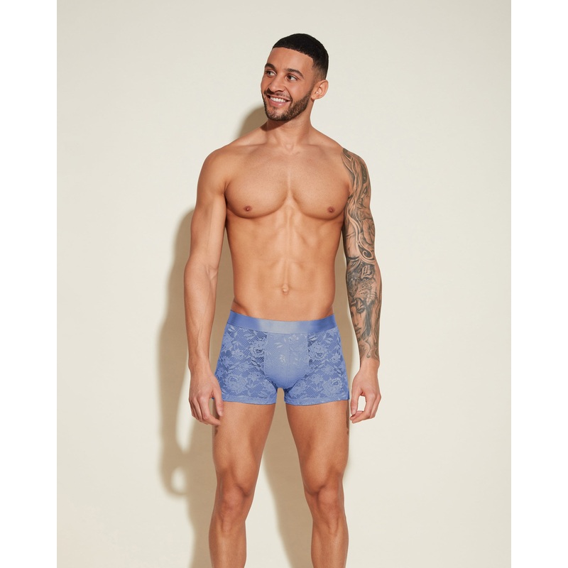 Boxer Forme Classique Luzerne Blue S