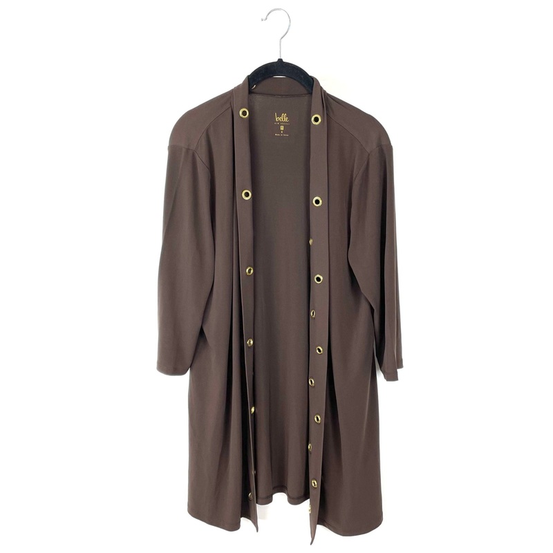 Brown and Gold Open Cardigan – Small/Medium