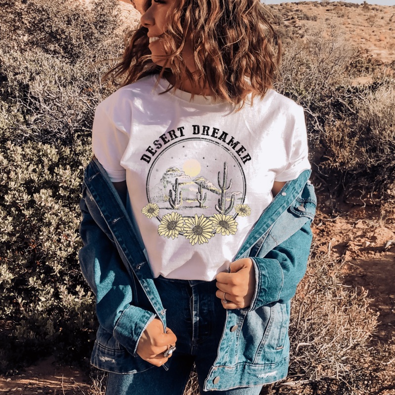 Desert Dreamer Tee White S