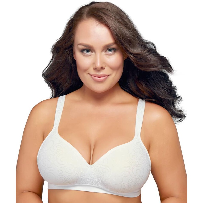 Playtex Comfort Revolution Swirl Wire-free Bra – White Swirl 34C