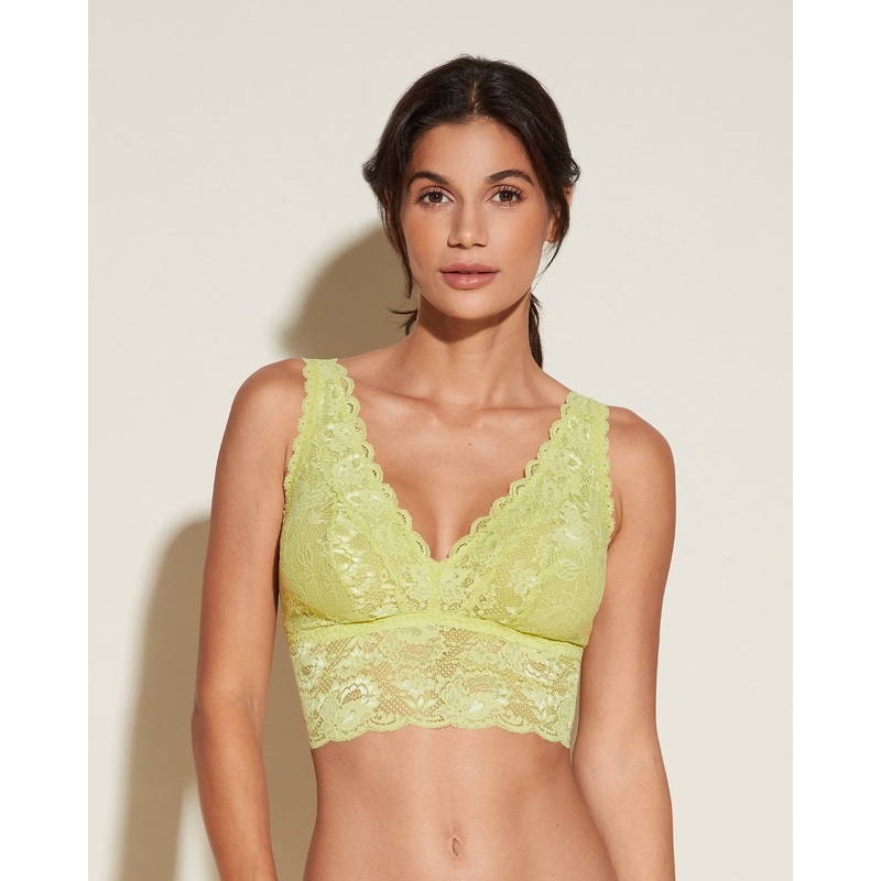 Plungie Longline Bralette Chakra Green S