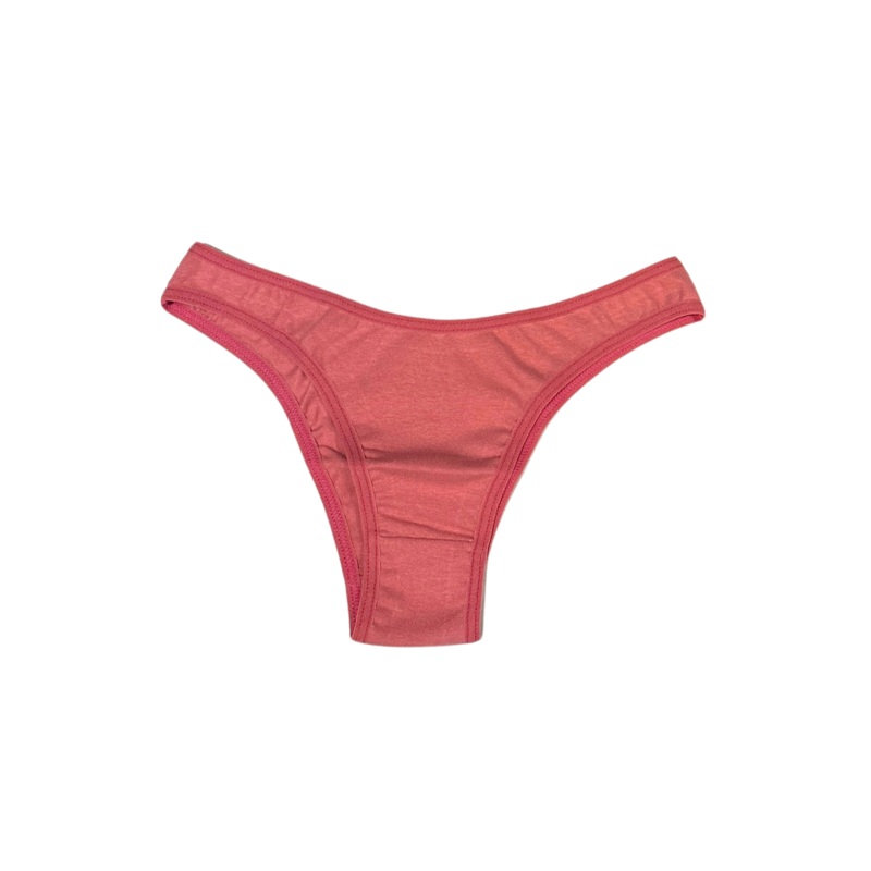 SELENA COTTON BRAZILIAN Panty! XS Guava