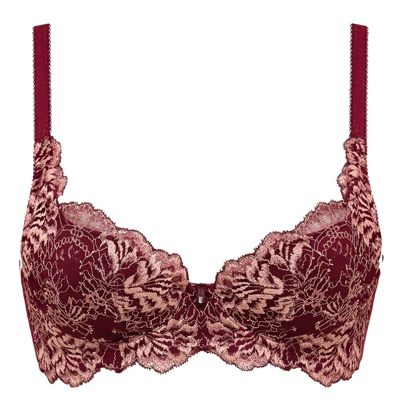 Viola Contour Perfection Bra (E-G Cup Sizes) 65E (US 30E) Burgundy