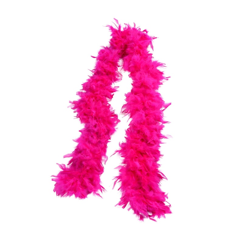 72 Feathered Boa One Size Hot Pink