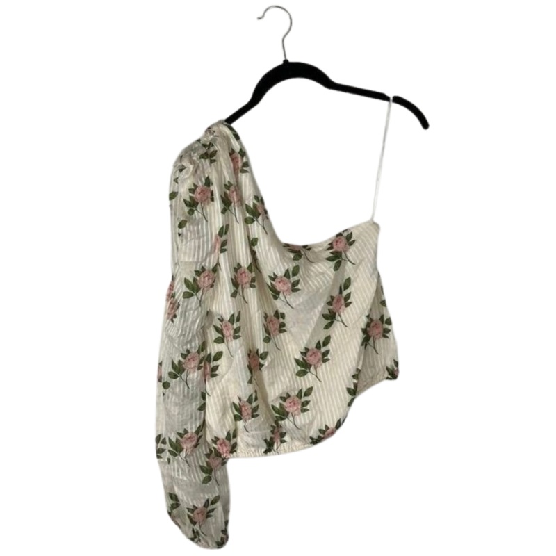 Floral One Shoulder Blouse – Size 4-6
