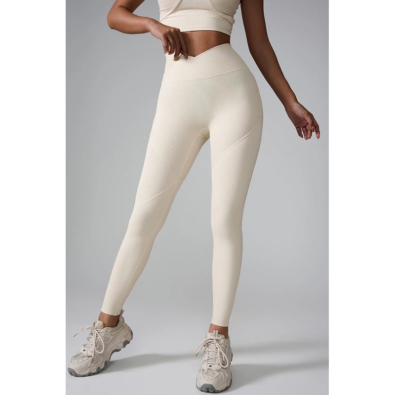 High Waist Active Leggings Ivory S