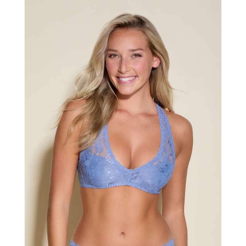 Racie Racerback-Bralette Blue Diamond S