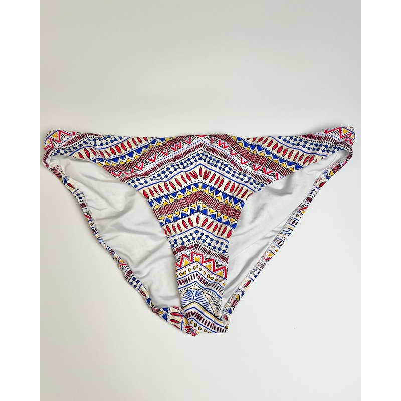 Red, Yellow, and Blue Abstract Swim Bottom – Extra Small