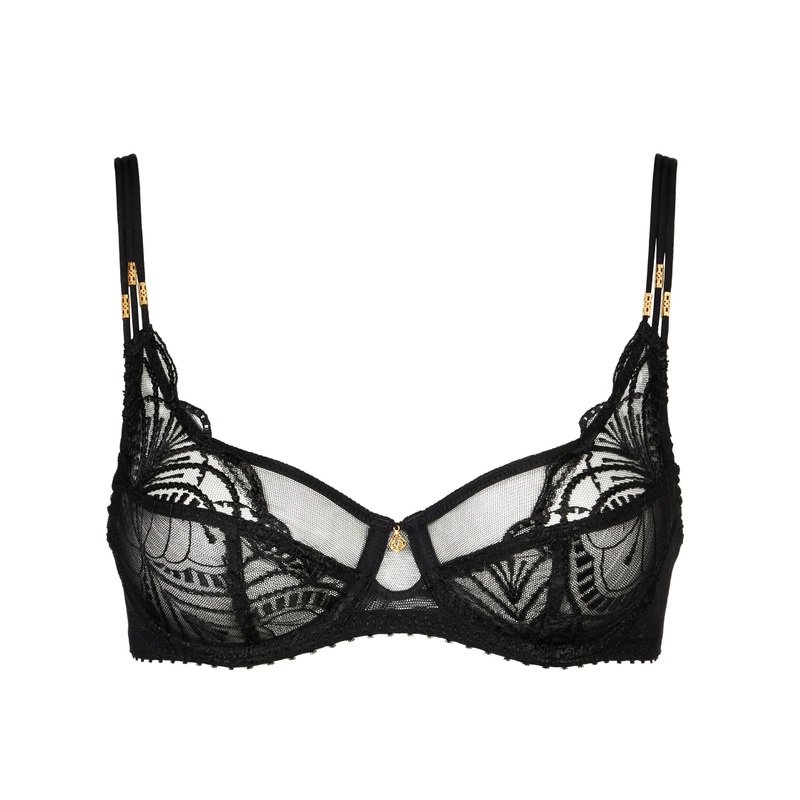 Vibes Black Full Cup Bra Black 32B