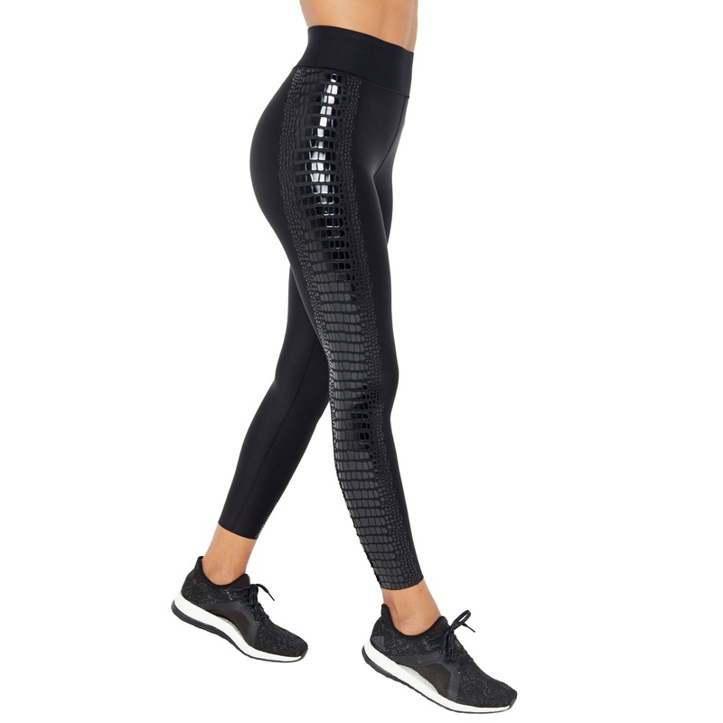 Lux Essentials Crocodile Ultra High Legging XXS NERO/PATENT NERO Ultra High