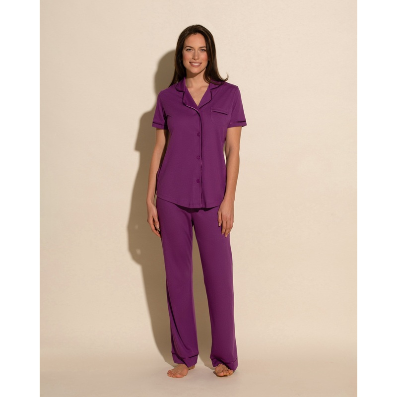 Pigiama Con Top A Maniche Corte E Pantaloni Swiss Beet/Swiss Beet XS