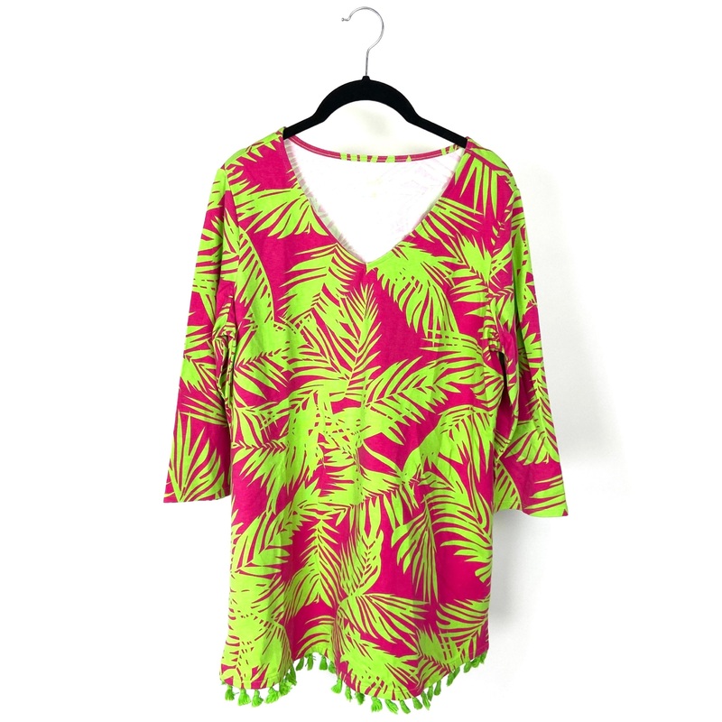 Tropical Top With Tassel Trim – Small/ Medium Small/Medium