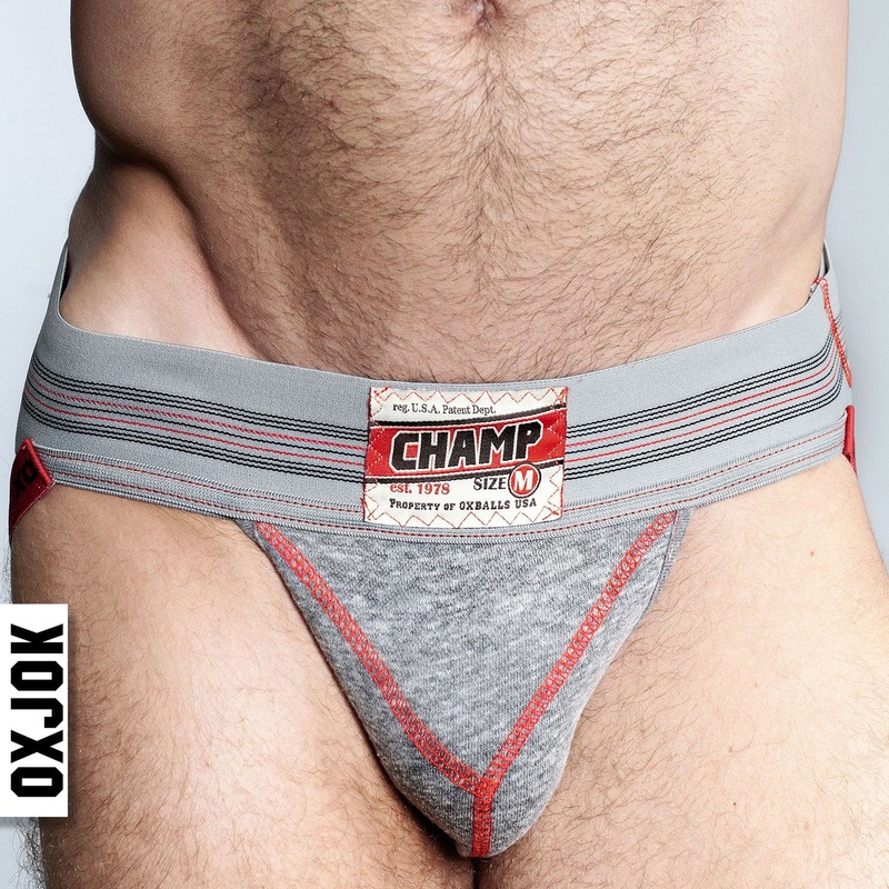 Champ Vintage Sweatshirt Jockstrap Gray Heather – Large