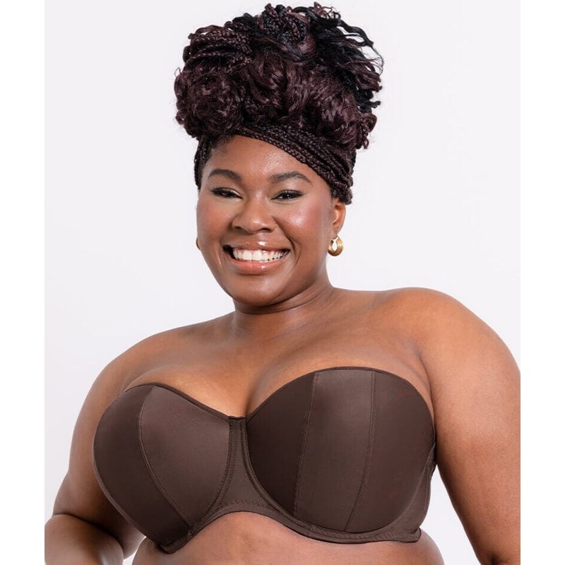 Curvy Kate Luxe Strapless Bra – Cocoa 28D