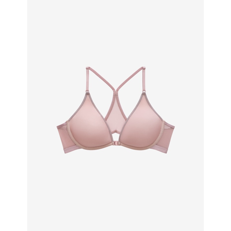 Bare Mesh Front Close Racerback Bra atmosphere 30B