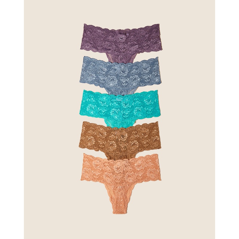 Comfie Thong 5 Pack Andaman Sea Blue Diamond Himalyan Sky Light Copper Quattro S/M