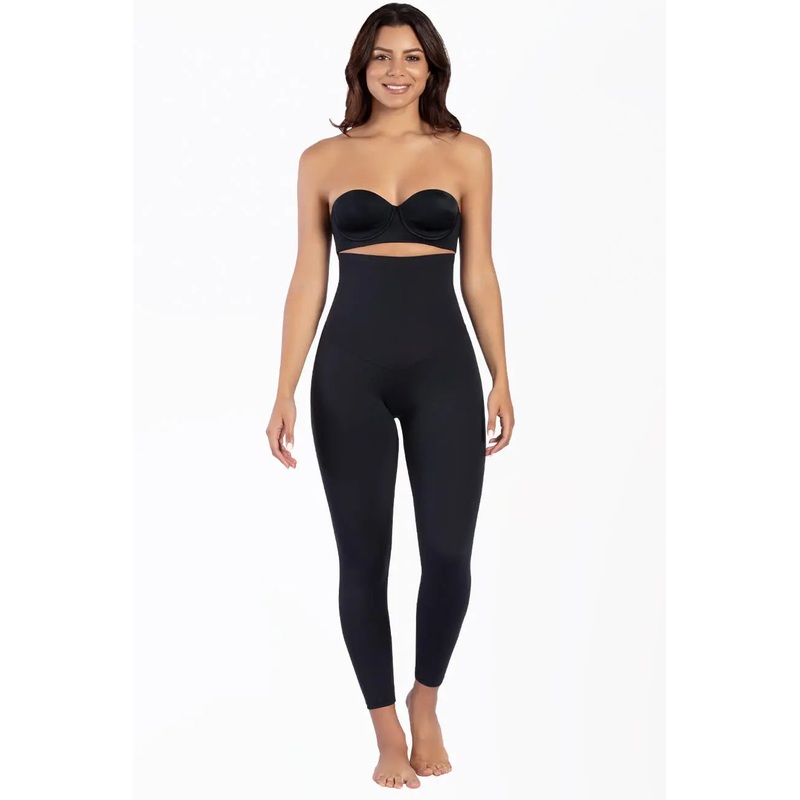 CURVEEZ High Waist Leggings Stunning Shape Black S