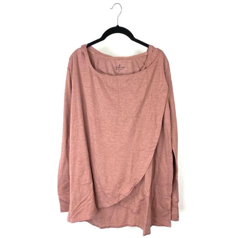 Dusty Pink Wrap Long Sleeve – Small/Medium Small/Medium