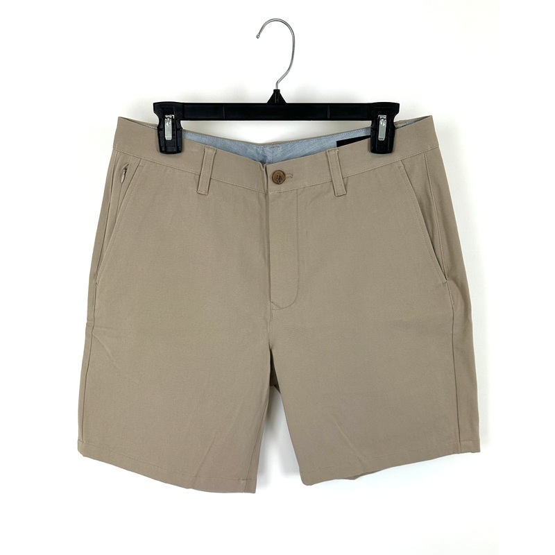 MENS Dark Sand Shorts – 32 Waist – Standard 7″ and Slim 9″ Inseams 32 waist x standard 7″ inseam