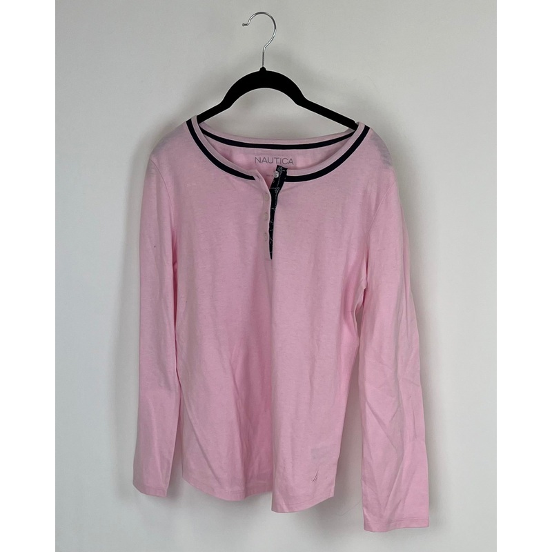 Light Pink Long Sleeve Top – Size Small