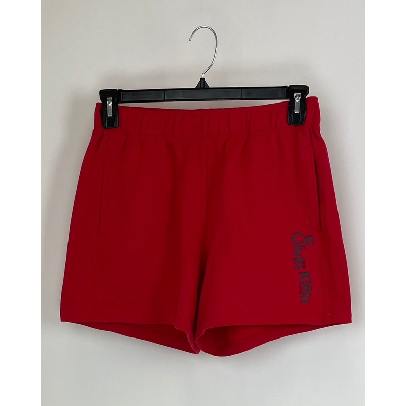 Red Sweatshorts –  Small