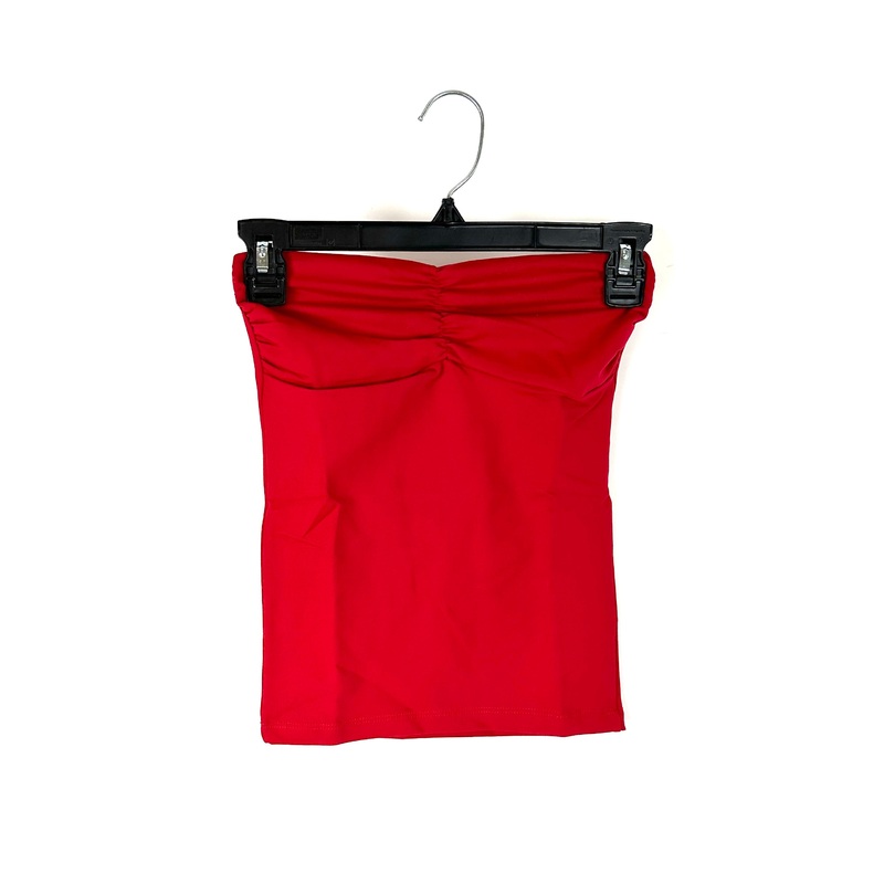 Red Tube Top – Extra Small, Small, Medium, Large Small (size 0-2)