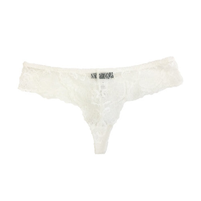 Samantha Chang All Lace Thong Small White