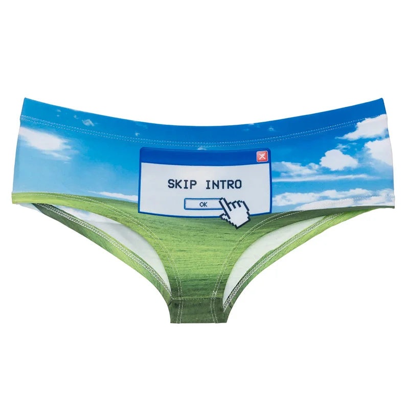 Skip Intro Funny Panty One Size