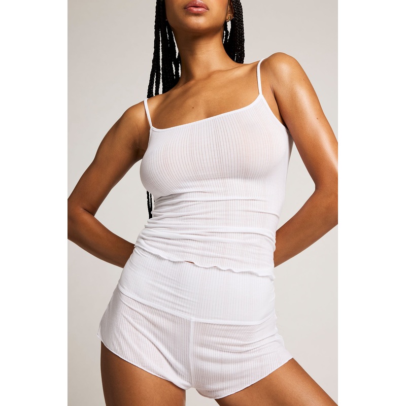 Whipped Cami in White XS White Single