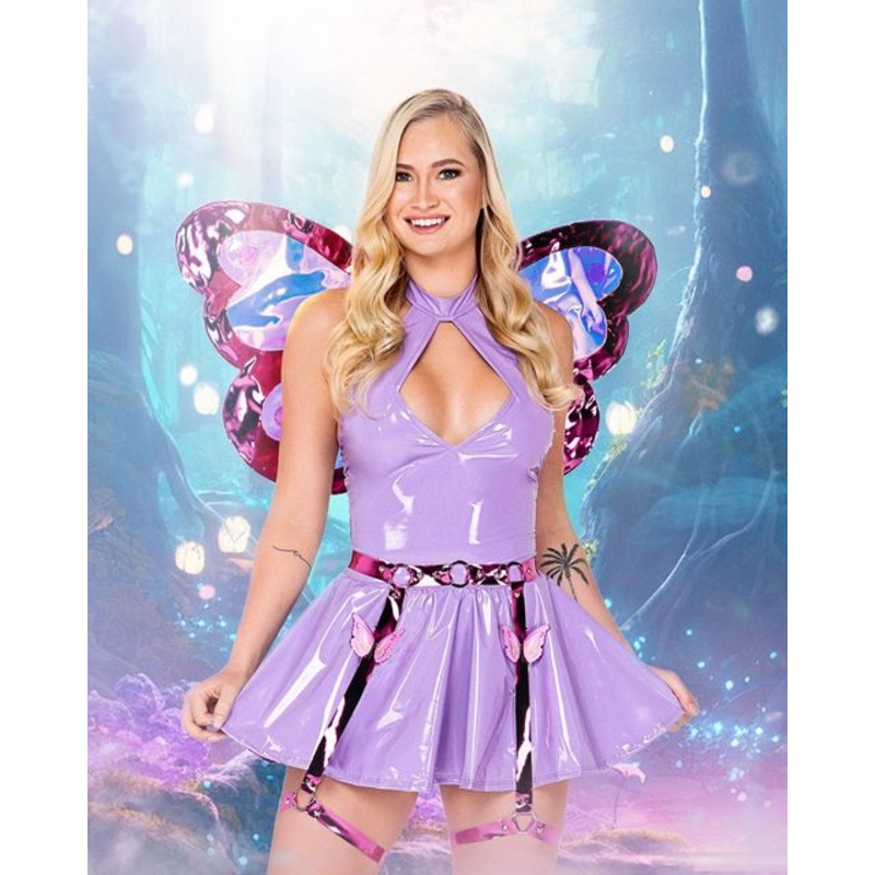 Butterfly Beauty Costume Small Lavender